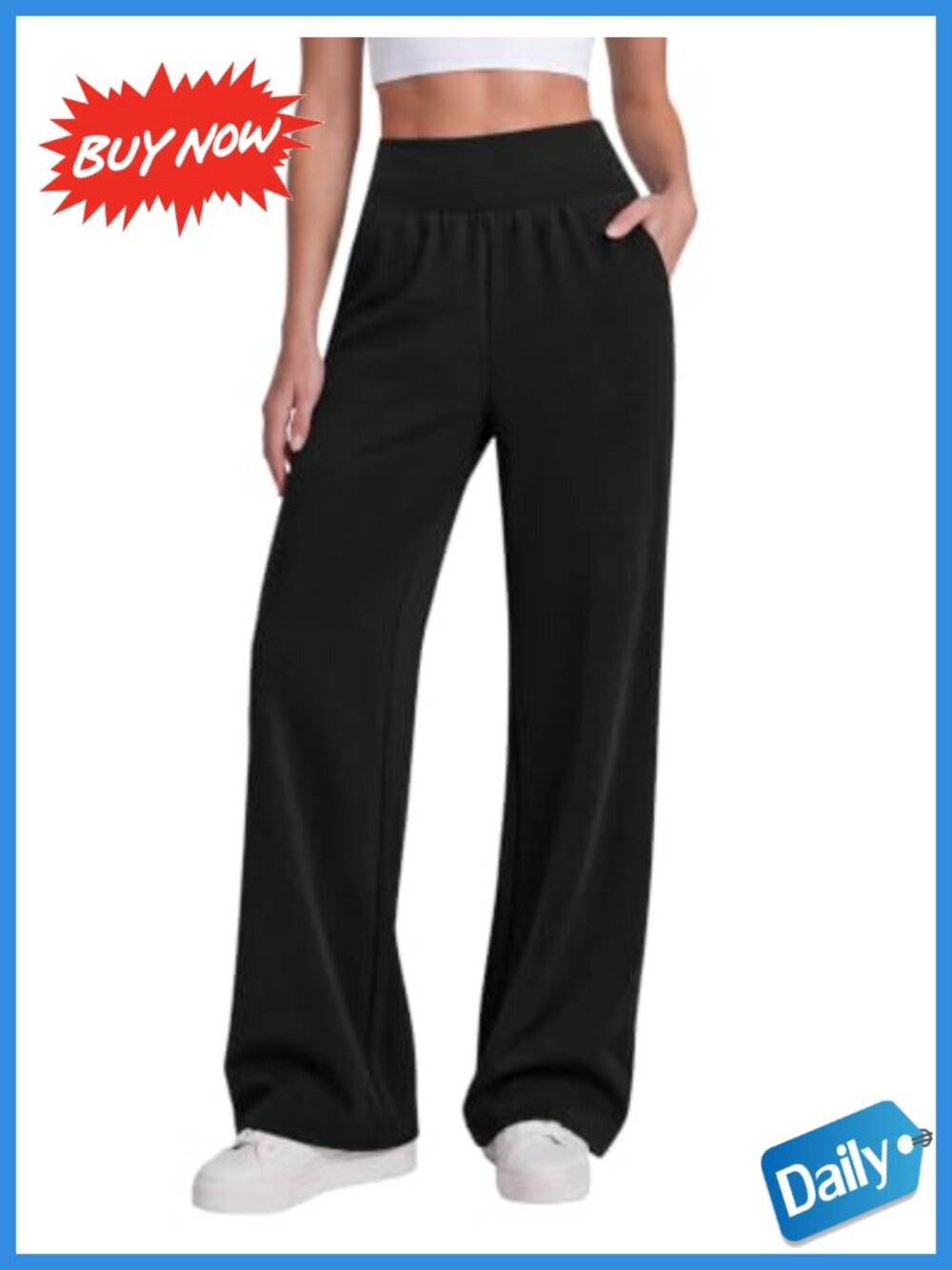 Wide Leg Sweatpants High Waisted Rayon Stretch Lounge Pants